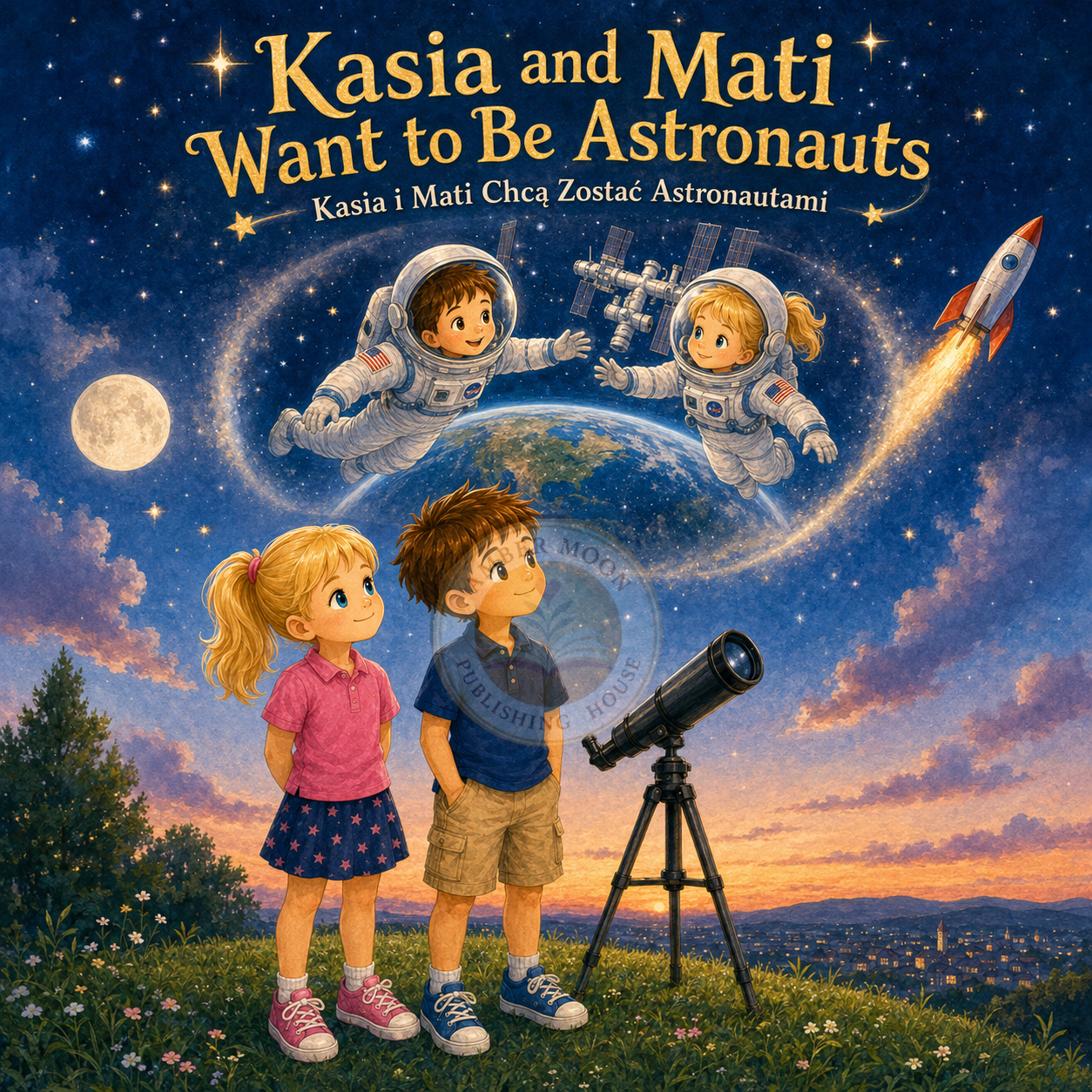 Kasia and Mati Want to Be Astronauts